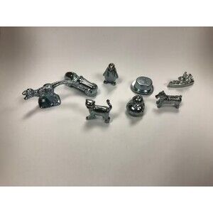Metal Monopoly game replacement tokens metal game pieces B3